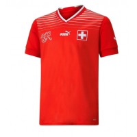 Switzerland Granit Xhaka #10 Replica Home Shirt World Cup 2022 Short Sleeve